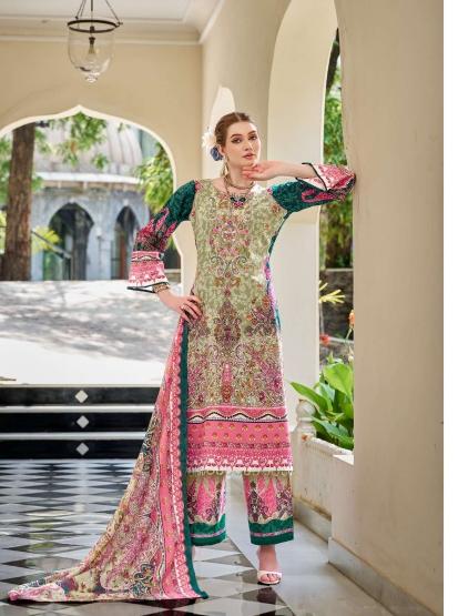 Romani mahira vol 10 cotton dress materials wholesalers in mumbai